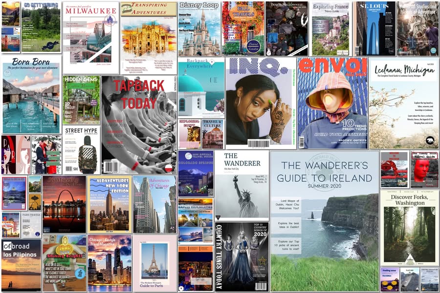 A photograph accompanying the end-of-semester milestone of 47 student publications.